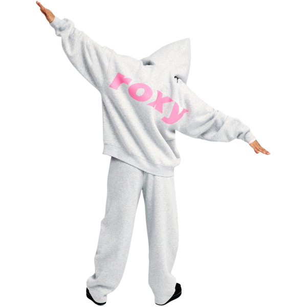 2026 Roxy Womens Surf Doll Hoodie ERJFT05144 - Light Grey Heather